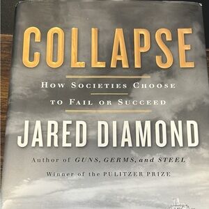 Collapse by Jared Diamond - Gray Coffee Table Book